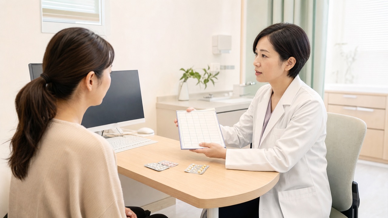 抗ヒスタミン薬の選び方を皮膚科医へ相談する患者