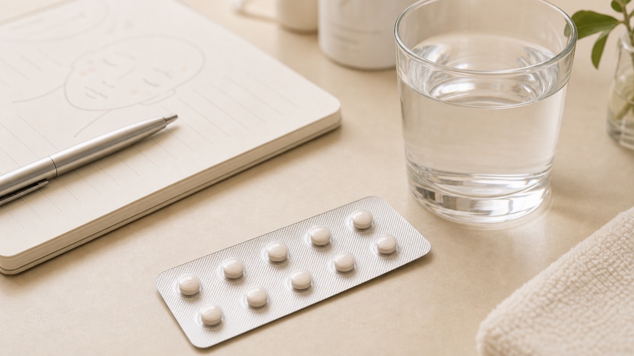 低用量ピルの服用と注意点を確認するための薬剤カウンセリングイメージ