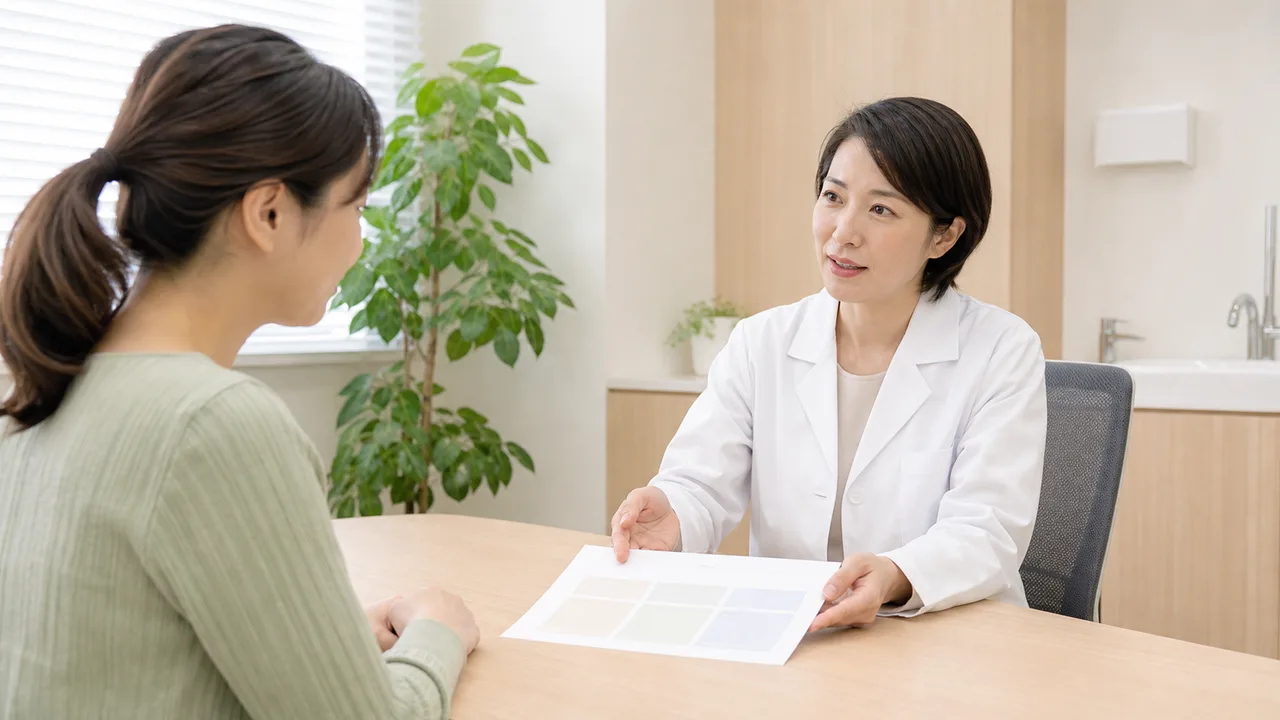 茯苓飲などの漢方薬について医師に相談するイメージ