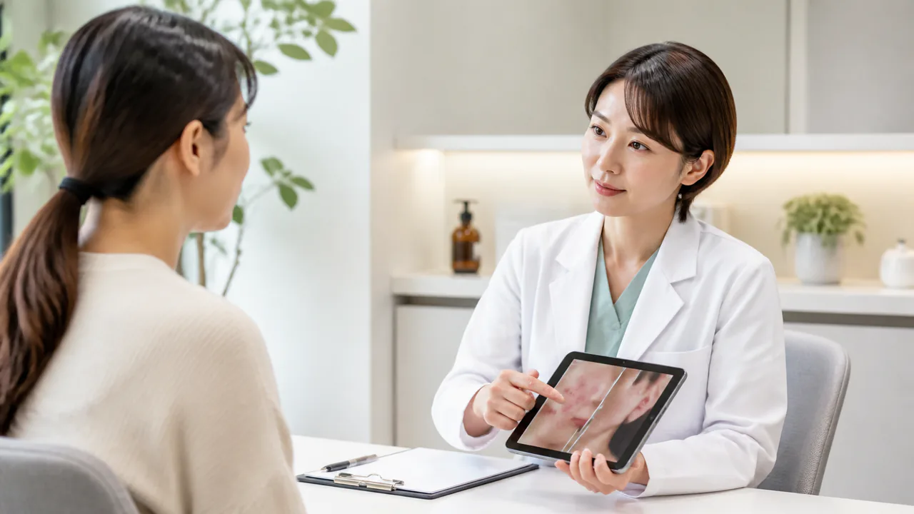 家族歴のあるニキビ患者への皮膚科医による専門的な医療介入と治療方針