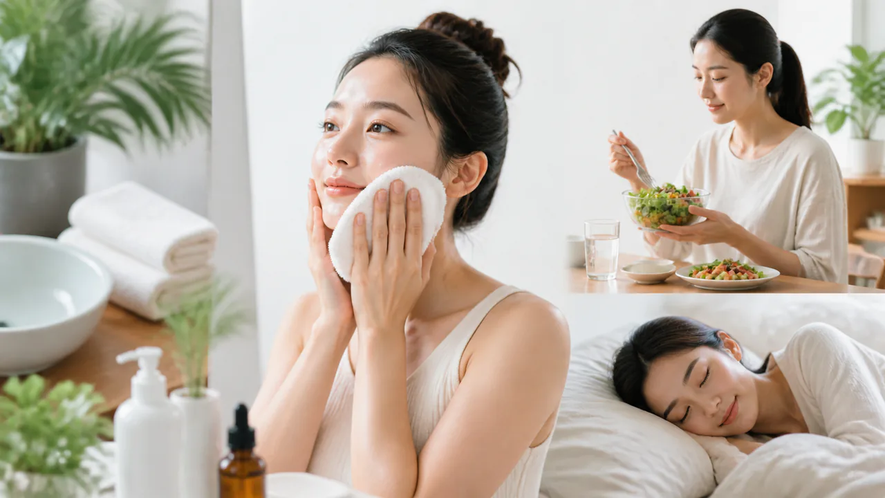 洗顔、保湿、食事、睡眠など皮脂の過剰分泌を抑える生活習慣