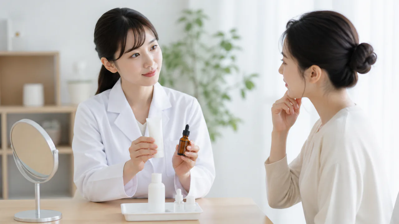過酸化ベンゾイルと他のニキビ治療薬を併用し相乗効果を高める処方