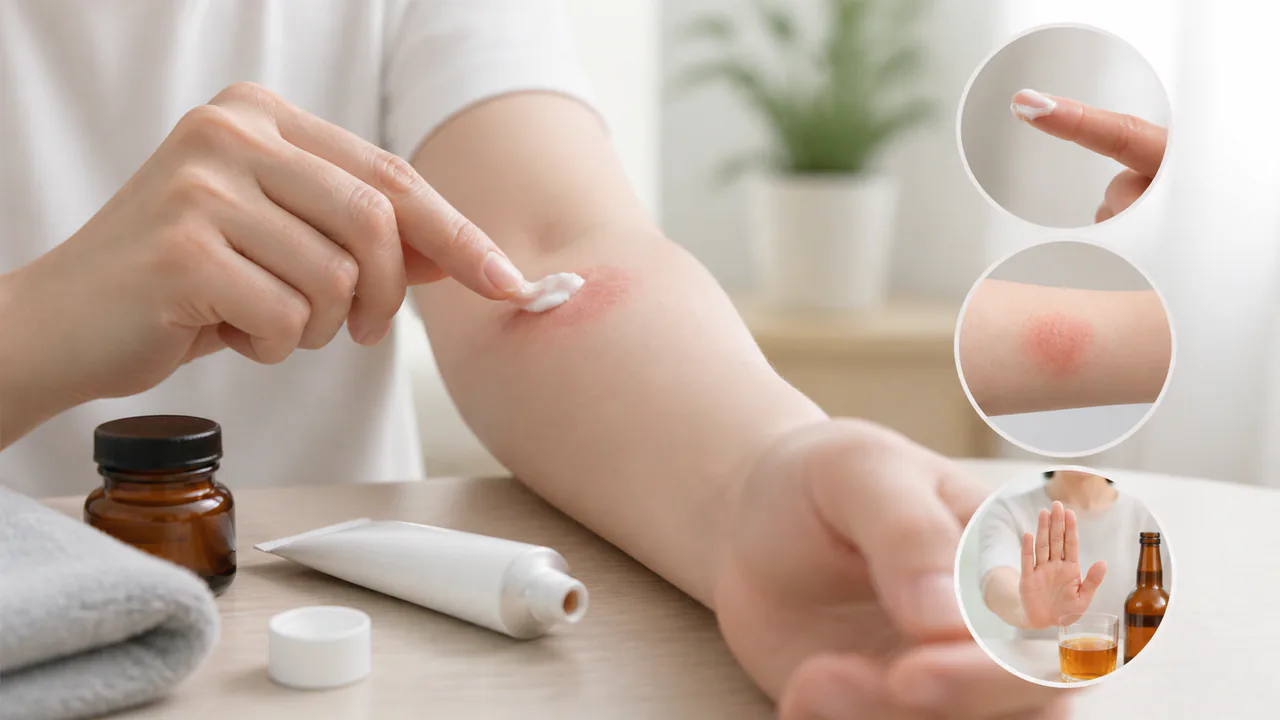 ドボベット軟膏を患部に薄く塗布する正しい使用方法と、使用上の注意点