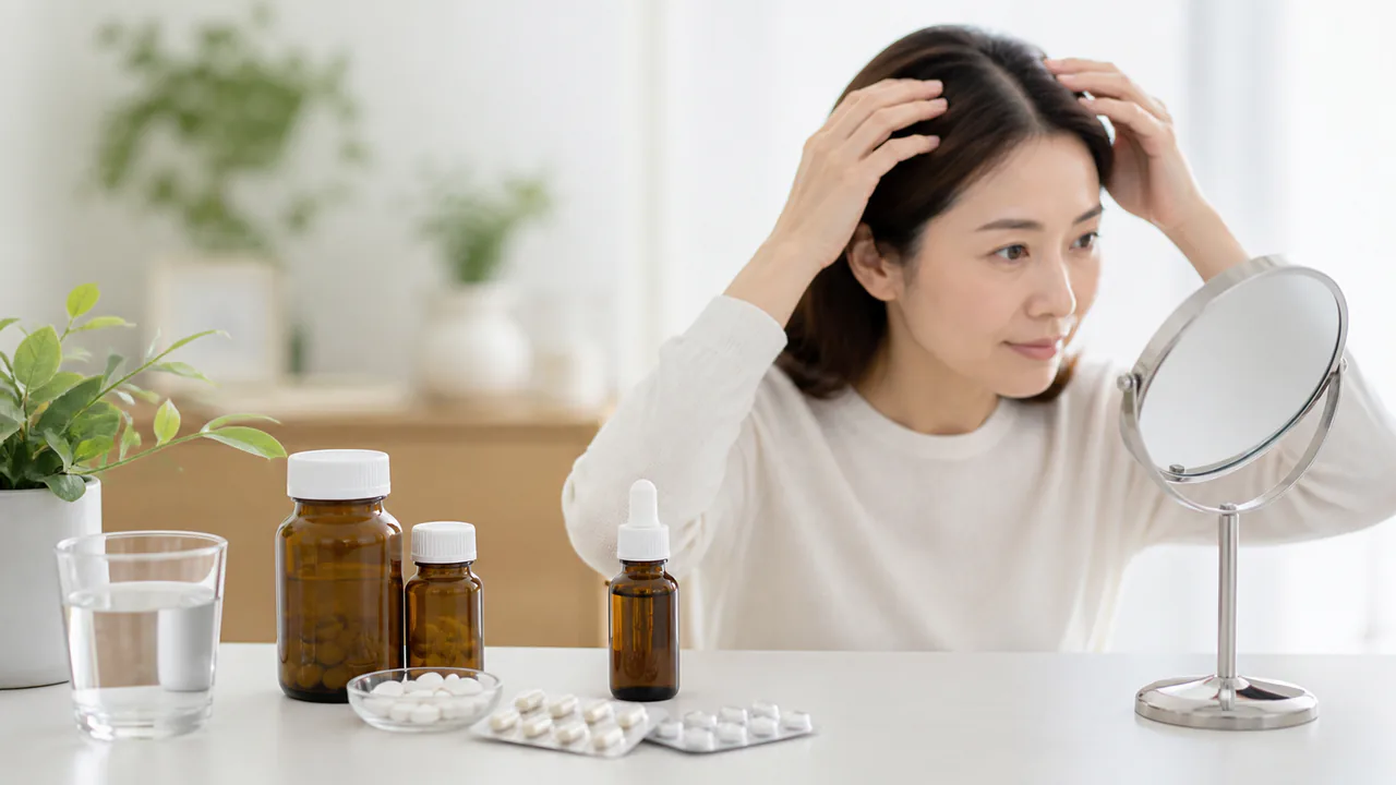 FAGA治療で処方される内服薬と外用薬、女性の薄毛改善に効果