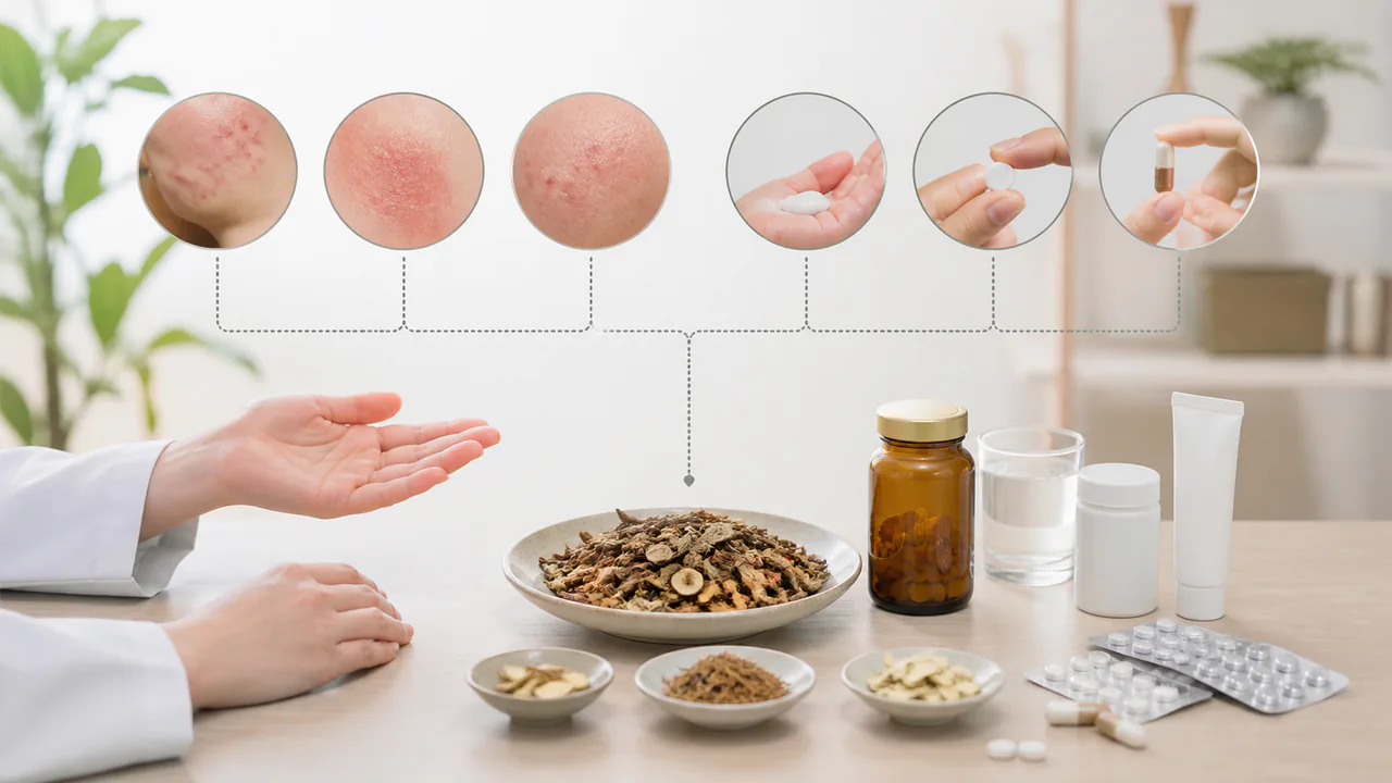 排膿散及湯と他の治療薬の適用疾患や症状に応じた使い分けの比較