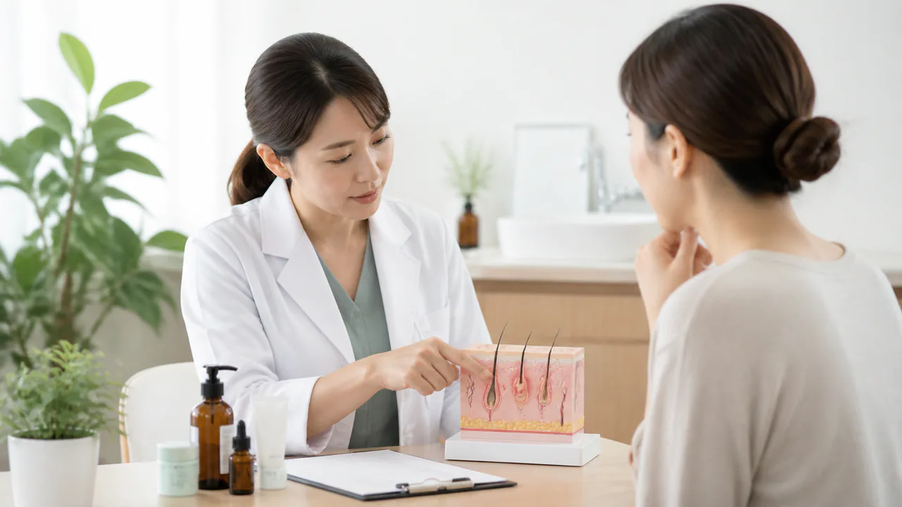 毛包炎とニキビの症状の違いを比較し、適切な治療法を選択する際の判断基準