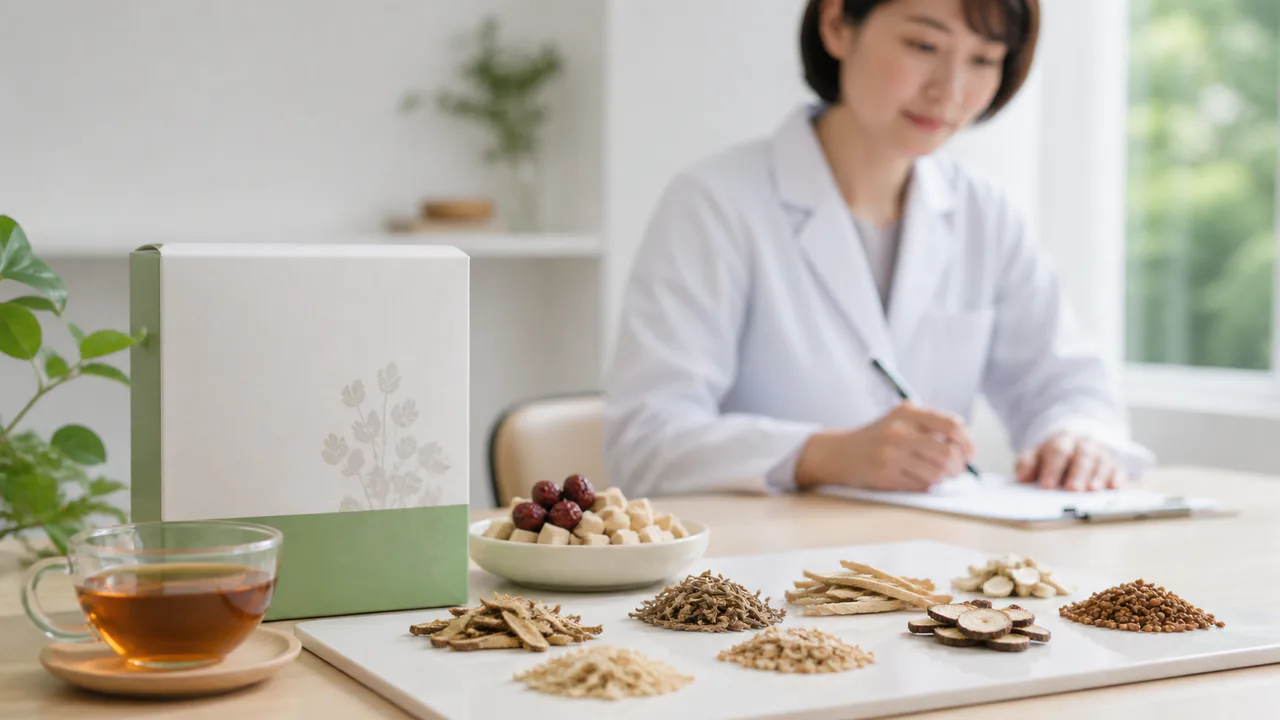 ツムラ60桂枝加芍薬湯のパッケージと生薬成分の構成