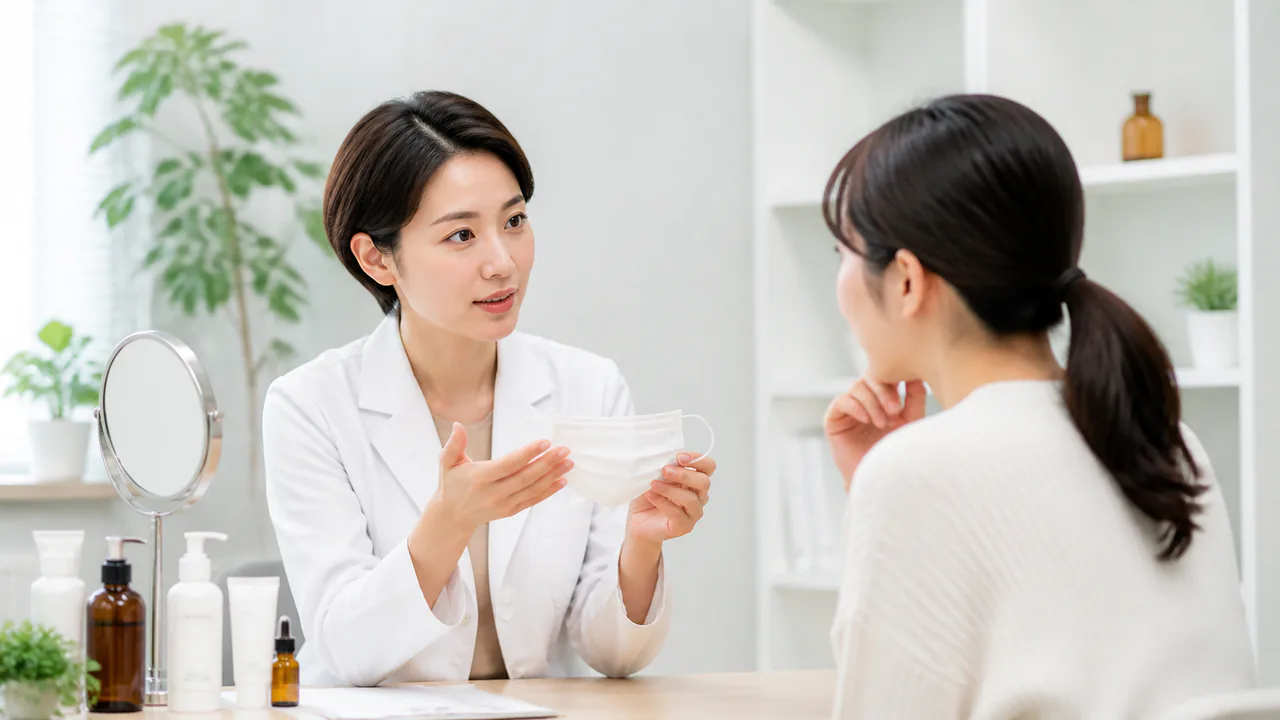 マスク着用時の肌トラブルに関する疑問に専門家が回答し、適切な対策を提案