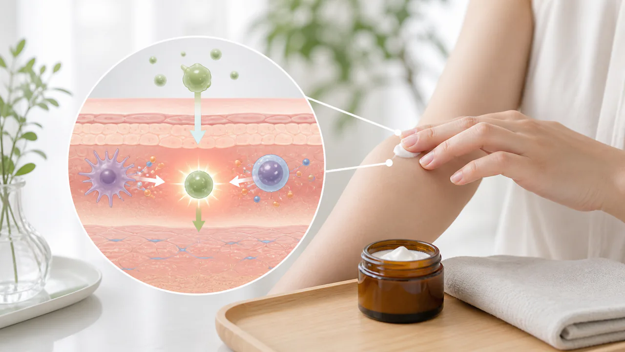 モイゼルト軟膏の有効成分ジファミラストがアトピー性皮膚炎の炎症を抑える仕組み