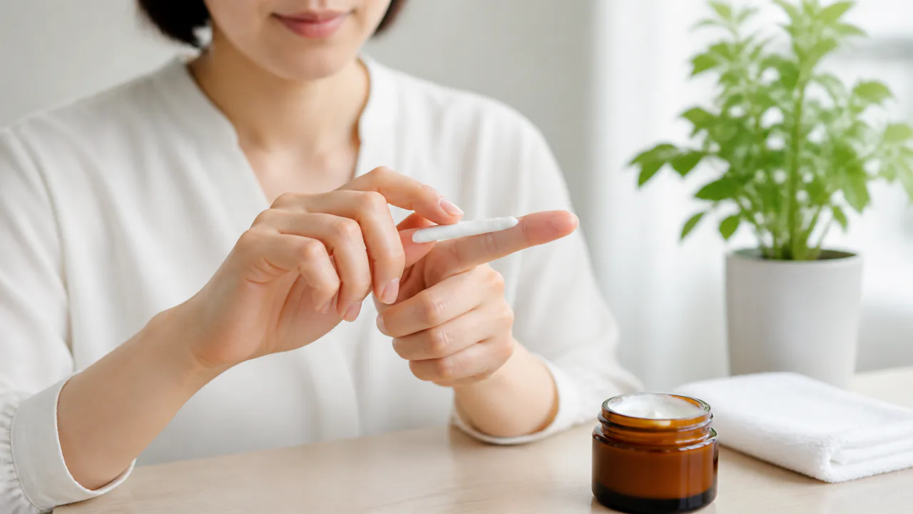 モイゼルト軟膏を適切な量で塗布する際の指の単位（FTU）と注意点