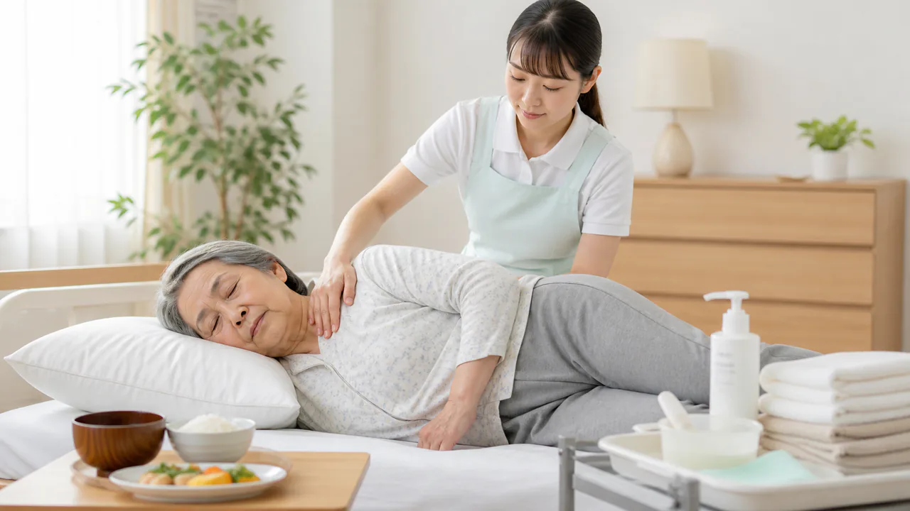 体位変換、栄養管理、皮膚ケアなど床ずれ予防策の具体的な方法