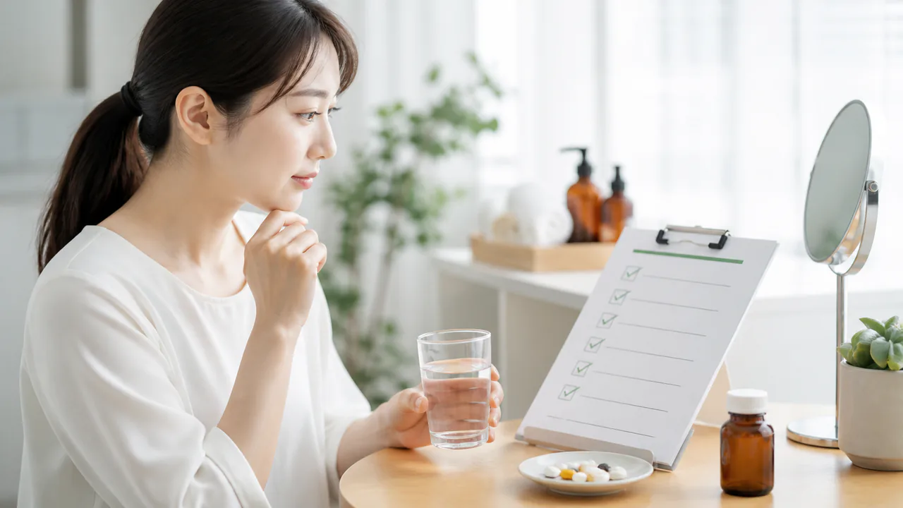 その他の自費内服治療の要点をまとめたチェックリストと成果
