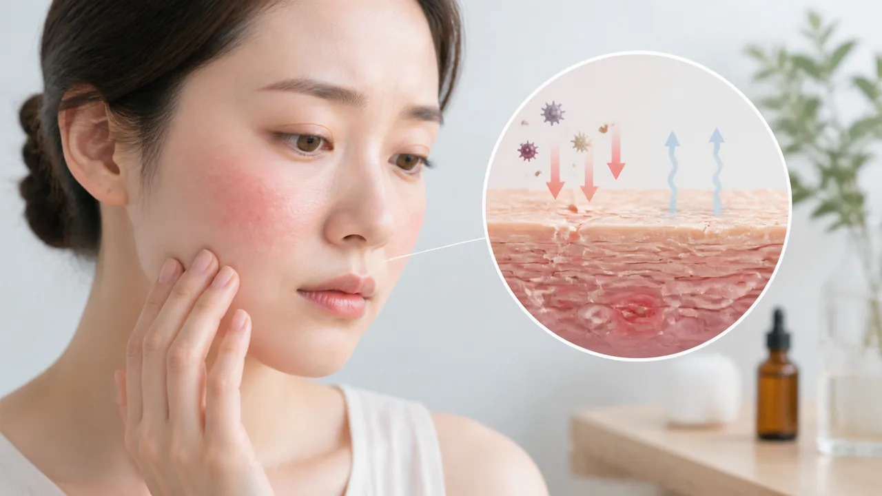 敏感肌の人が抱える乾燥や赤み、かゆみといった肌トラブルの具体的な状態