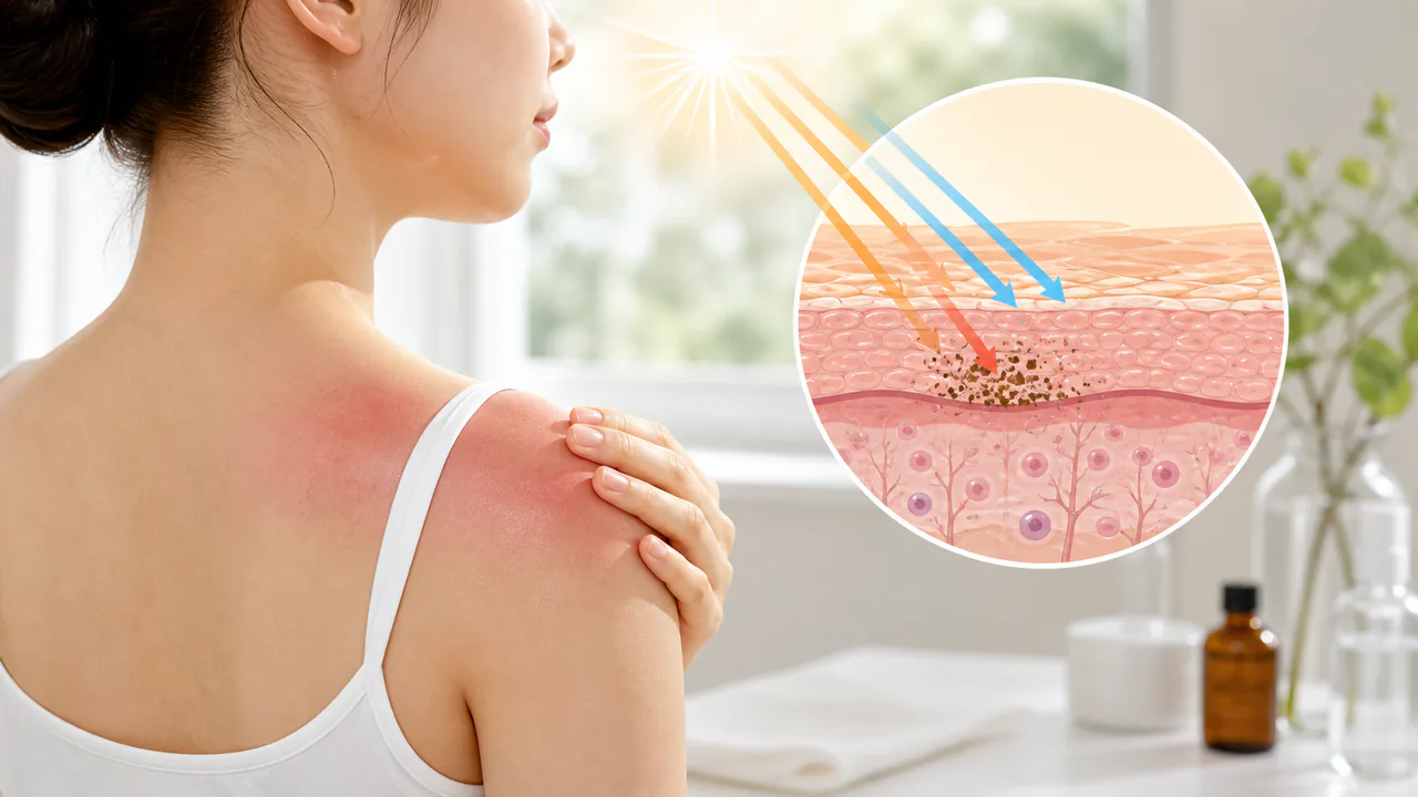 紫外線が皮膚に与える影響と日光皮膚炎発症のメカニズムを解説