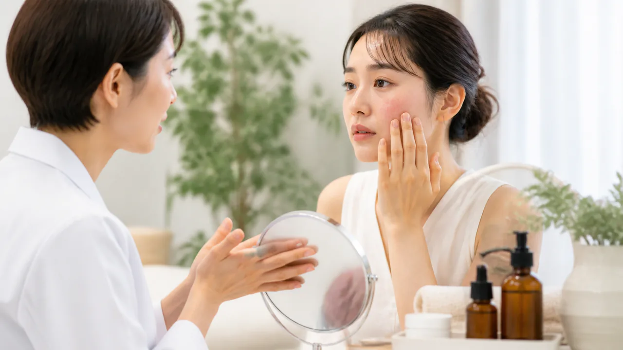 トレチノイン外用による赤みや乾燥などの皮膚反応と適切な対策