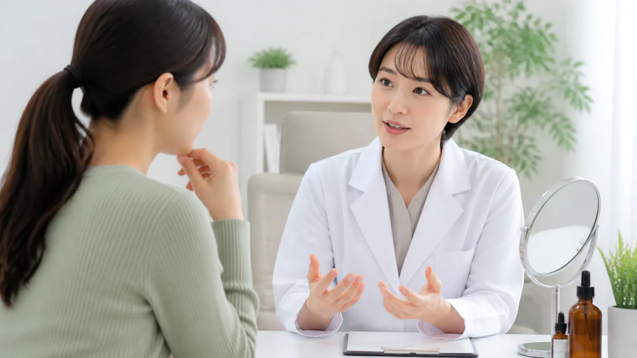 女性ホルモンの変動によるニキビに関する患者からのよくある質問と専門家の回答