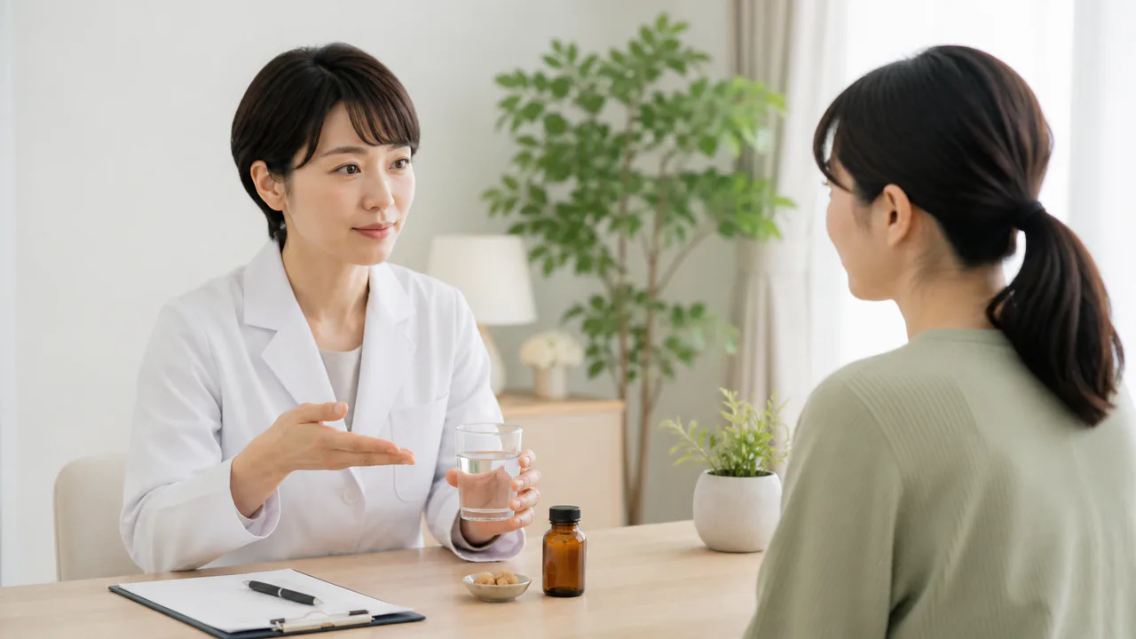 抑肝散加陳皮半夏の適切な服用量と服用時の注意点を示す説明